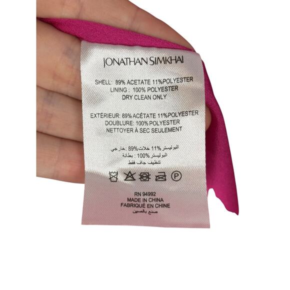 Simkhai Hansel Satin Midi Dress Halter Formal Party Cocktail Gala Guest Size 0 - Picture 14 of 14